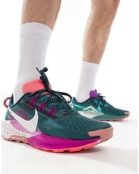 Nike - Zapatillas De Deporte Y Moradas Reactx Pegasus Trail 5 De - Lyst