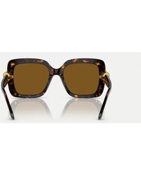 Swarovski - Sk6001 Square Polarised Sunglasses With Lens - Lyst