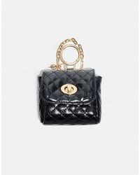 Stradivarius - Quilted Charm Mini Bag - Lyst