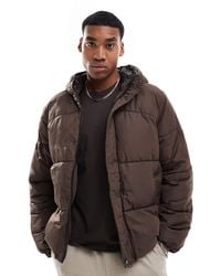 Only & Sons - Oversize Hooded Puffer Jacket - Lyst