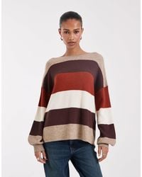 ONLY - Drop Shoulder Knit Sweater - Lyst