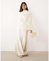 JW PEI - Satin Maxi Slip Skirt - Lyst