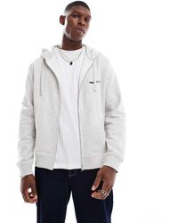Jack & Jones - Zip Through Logo Hoodie - Lyst