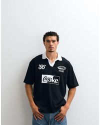 ASOS - Oversized Polo With Coca Cola Print - Lyst