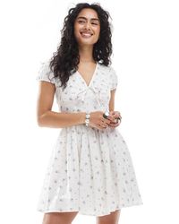 New Look - Corset Detail Tea Dress - Lyst