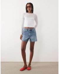 Mango - Pantaloncini Di Jeans - Lyst