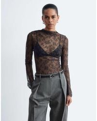 & Other Stories - Long Sleeve Lace Top - Lyst