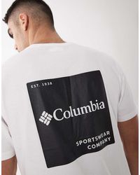 Columbia - Csc Box Logo Back T-shirt - Lyst