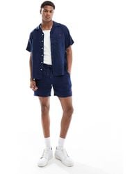 Polo Ralph Lauren - Prepsters Icon Logo Linen Shorts - Lyst