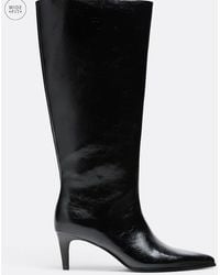 Stradivarius - Wide Fit Kitten-heel Boots - Lyst