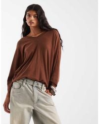 ASOS - Knitted Jumper With V Neck - Lyst