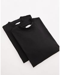 TOPMAN - 2 Pack Oversized Fit T-shirt - Lyst