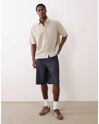 ASOS - Boxy Oversized Dad Plaid Shirt - Lyst