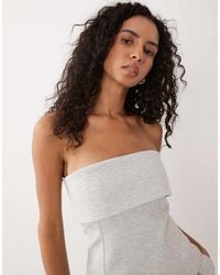 ASOS - Fold Over Corset Style Top Co-ord - Lyst