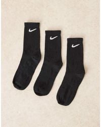 Nike - Crew Socks 3 Pack - Lyst
