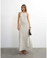 TOPSHOP - Halter Neck Low Back Maxi Dress - Lyst