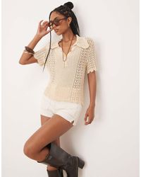 Free People - Bettie Nette Denim Shorts - Lyst