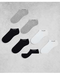 French Connection - French Connection 7 Pack Trainer Socks - Lyst