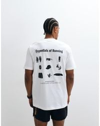 adidas Originals - Adidas Running T-shirt With Back Print - Lyst