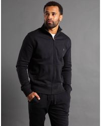 French Connection - Cotton Blend Funnel Neck Zip Jumper - Lyst