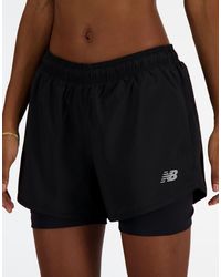New Balance - Sport Essential 2-In-1 Short 3" - Lyst