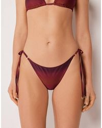 Calzedonia - Tie Brazilian Bikini Bottoms Soft Shades - Lyst