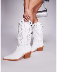SIMMI - Simmi london wide fit – declan – cowboy-stiefel - Lyst