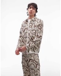DOUBLE A by WOOD WOOD - Clay Overshirt Co-Ord - Lyst