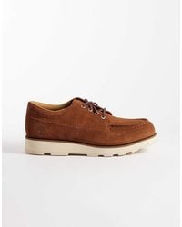 Timberland - Zapatos Marrones Con Cordones De Ante Britton Mills De - Lyst
