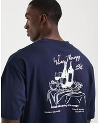 ASOS - Oversized T-shirt With Food And Drink Graphic - Lyst