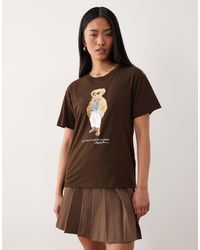 Polo Ralph Lauren - Bear Print Vintage Fit T-shirt - Lyst
