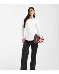 ASOS - Asos Design Maternity Comfort Stretch Straight Leg Jeans - Lyst
