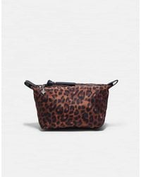Stradivarius - Beauty-Case Con Stampa Leopardata - Lyst