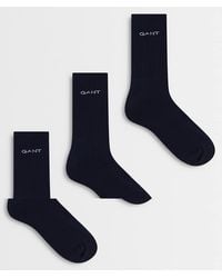 GANT - 3-pack Crew Sports Socks - Lyst
