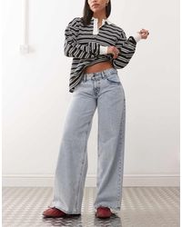 Motel - Ruime Jeans Met Wijde Pijpen En Lage Taille - Lyst