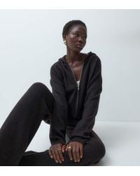 Vero Moda - Zip Front Knitted Hoodie Co-ord - Lyst