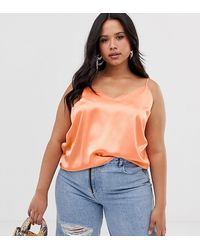 ASOS Camisole aus Satin - Orange