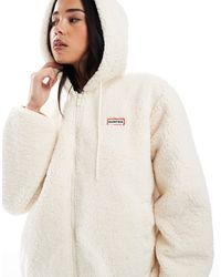 HUNTER - Bonelle Borg Jacket With Hood - Lyst
