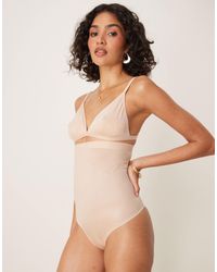 Spanx - Shape Invisible High-waisted Thong - Lyst