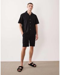 Only & Sons - Shorts Met Linnenlook - Lyst