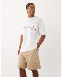 HUGO - Pantaloncini Slim Color Cuoio Medio - Lyst