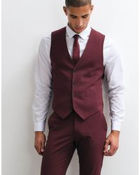 ASOS - Skinny Suit Waistcoat - Lyst