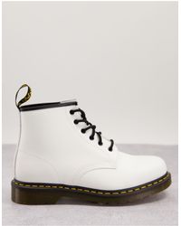 Botas blancas Dr. Martens de Cuero de color Blanco | Lyst