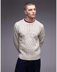 Dickies - Vanleer Heavyweight Cable Knit Jumper - Lyst
