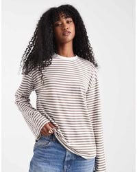 Pieces - Long Sleeve T-Shirt - Lyst