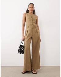 Mango - Button Up Tailored Jumpsuit - Lyst