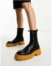 Mango - Ankle Boots With Chunky Contrast Sole - Lyst