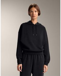 Oysho - Hooded Boxy Sweatshirt With Brushed Modal - Lyst