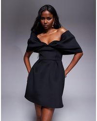 ASOS - – minikleid aus scuba-stoff - Lyst