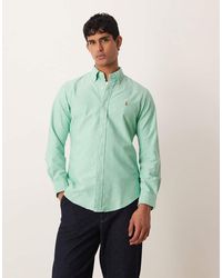 Polo Ralph Lauren - Icon Logo Cotton Oxford Long Sleeve Shirt - Lyst